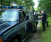 Trooper Sean Maloney develops the X-ray taken by Trooper Gahagan, before they determined there was no threat to the public health and safety.